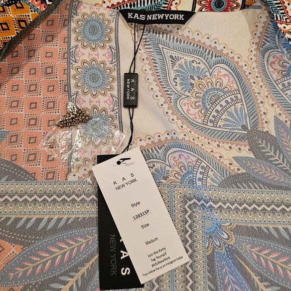 Kas New York Kimono Duster, Size Medium, NWT - Picture 6 of 6